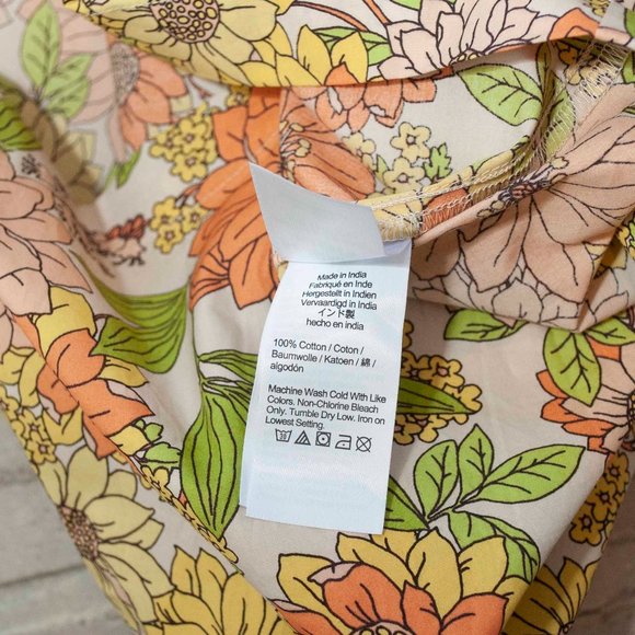 NWT J. Crew Tie-shoulder Cotton Poplin Dress in Zinnia Floral size M - Picture 4 of 5